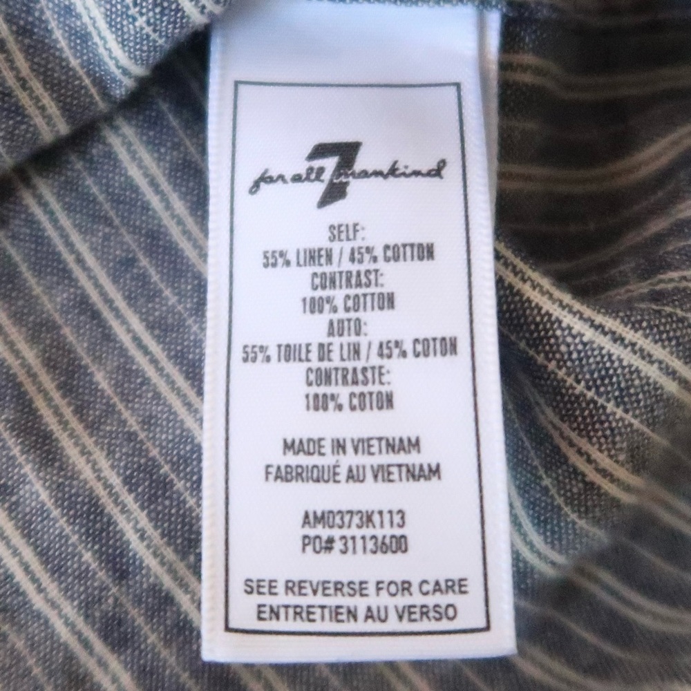 7 For All Mankind Button Down - Picture 6 of 7
